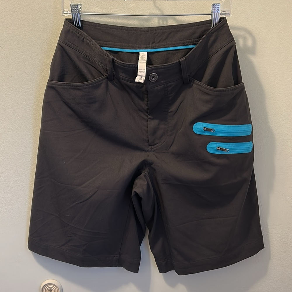 lululemon athletica gray Shorts with Aqua Trim